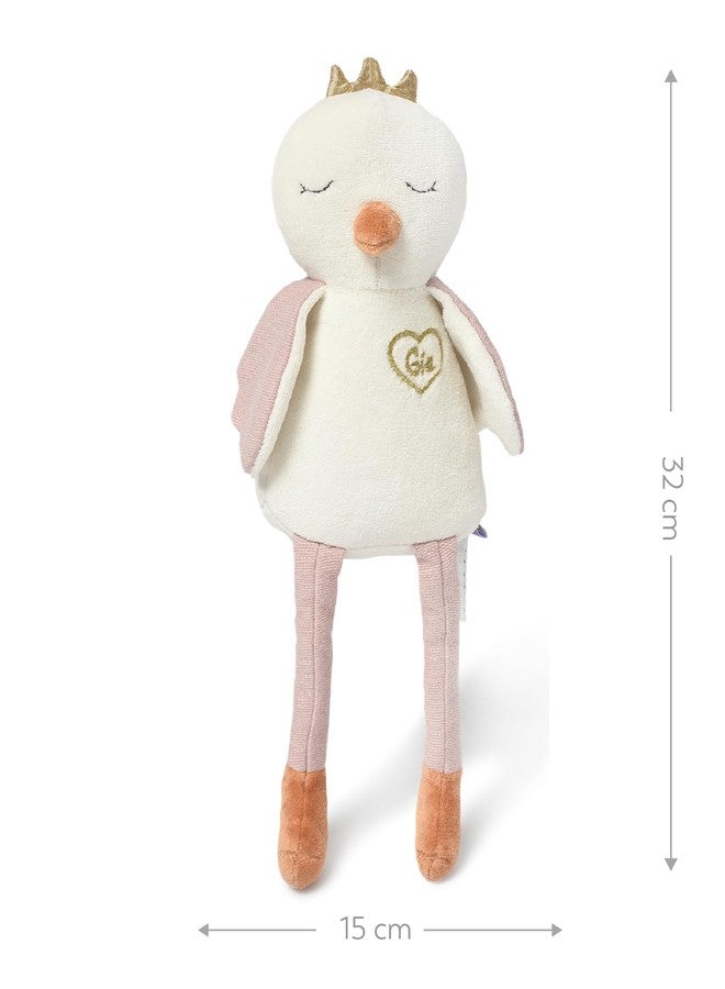 Mi Arcus Owl Bird Soft Plush Toy Cream - Length 32 cm - Image 3